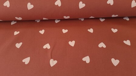 French Terry Hearts Terra
