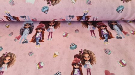 French Terry Dolls Light Pink