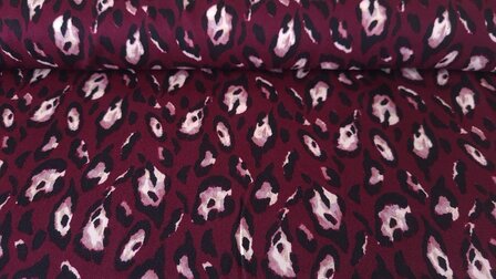 Viscose Twill Leo Red