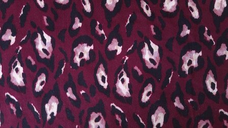 Viscose Twill Leo Red