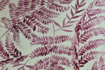 Viscose Crepe Twigs Bordeaux