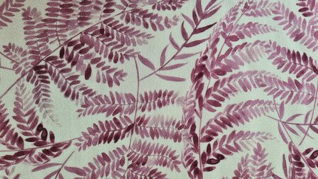 Viscose Crepe Twigs Bordeaux