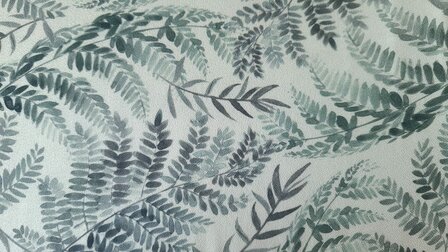 Viscose Crepe Twigs Green