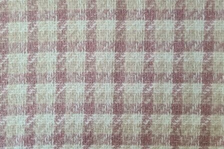 Brushed Boucl&eacute; Check Ros&eacute;