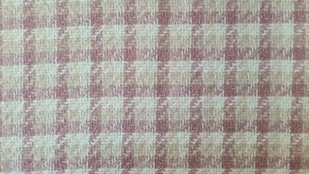 Brushed Boucl&eacute; Check Ros&eacute;