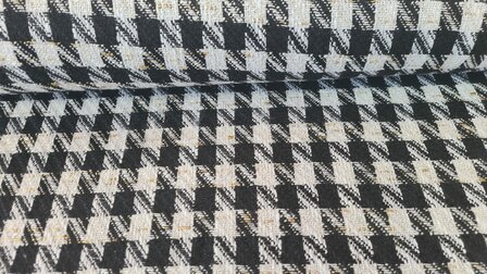 Chanel Boucl&eacute; Lurex Check Black