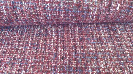 Chanel Boucl&eacute; Wool Wine-Red the luxe