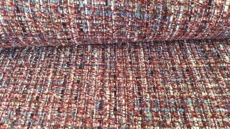 Chanel Boucl&eacute; Wool Wine-Red the luxe