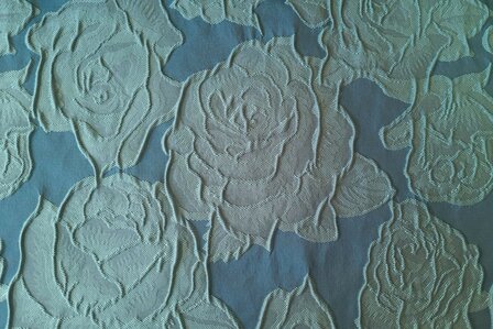 Jacquard Roses Green