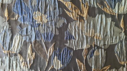 Jacquard Flowers Multi Grey