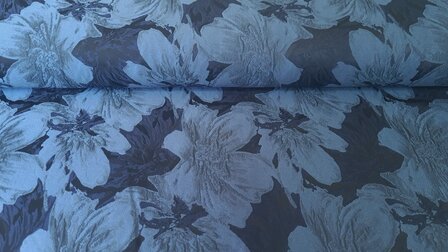 Jacquard Flower Blue/Navy