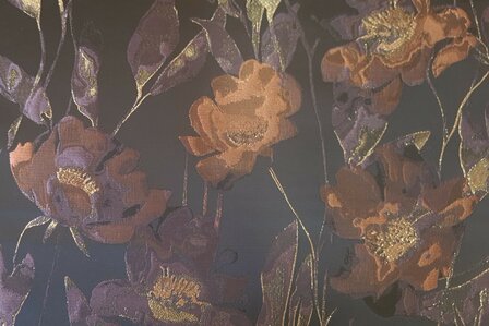 Jacquard Flower Multi-Aubergine