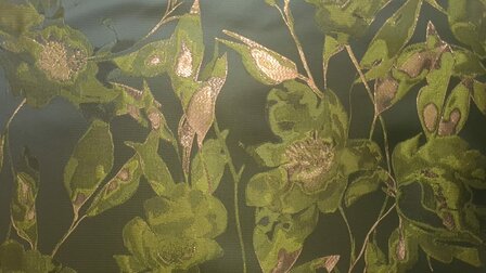 Jacquard Flower Multi-Green