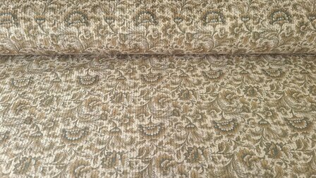 Stretch-Cord Folk Floral Gold