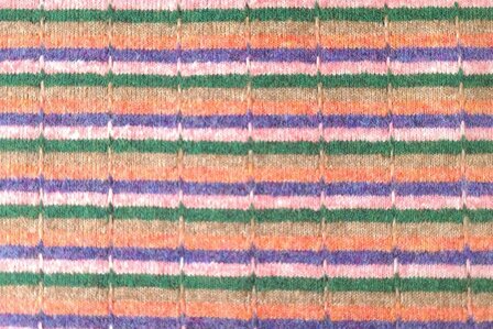 Knitted Stripe Jacquard Multi