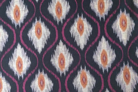 Punta Abstract Black/Wine Red