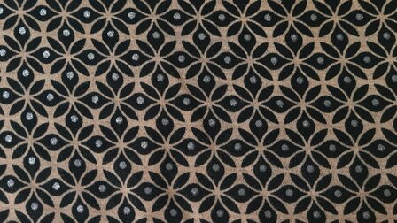 Punta Sparkle Richia Leave Beige/Black