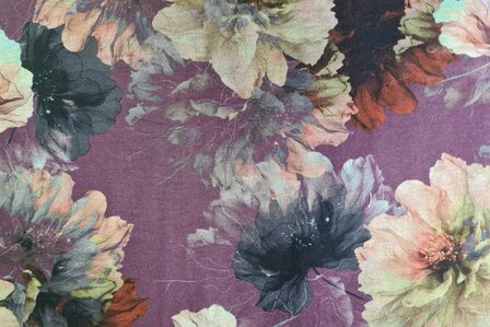 Punta Romance Flower Aubergine