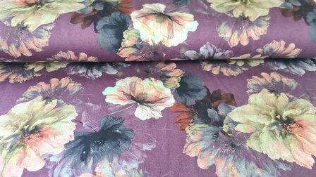 Punta Romance Flower Aubergine