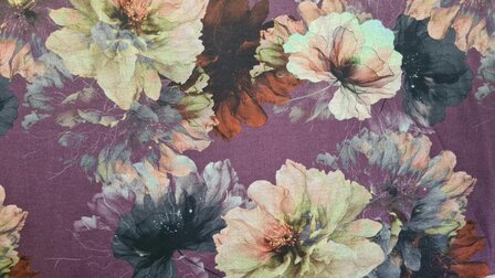 Punta Romance Flower Aubergine