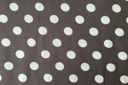 Viscose Dots Brown