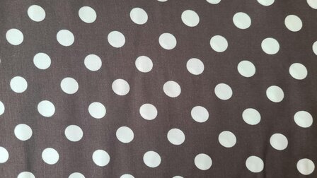 Viscose Dots Brown
