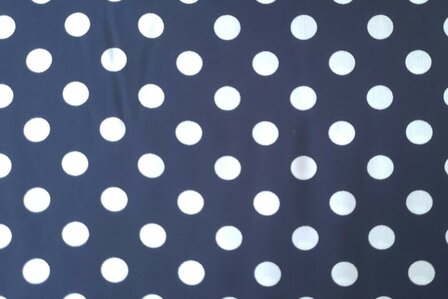 Viscose Dots Navy