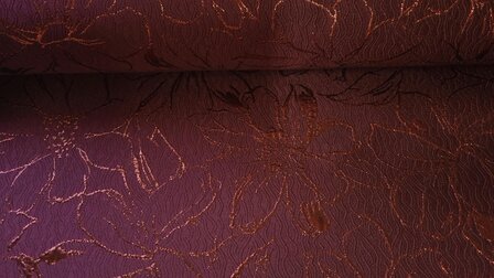 Jacquard Flower Bordeaux