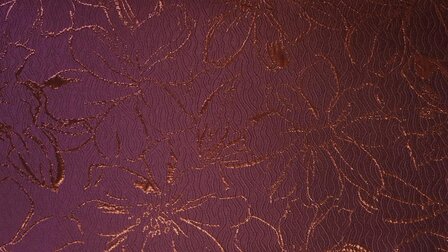 Jacquard Flower Bordeaux