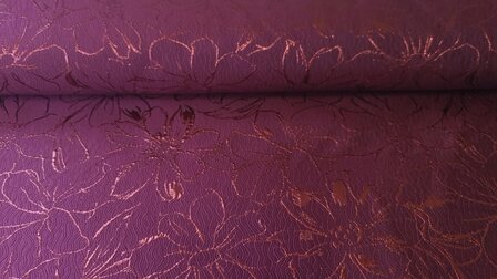 Jacquard Flower Bordeaux
