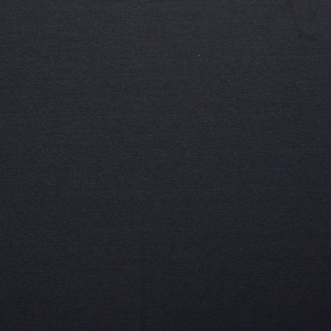 Katoen Tricot Effen Melée Donker Blauw