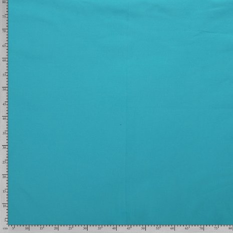 Katoen Tricot Effen Turquoise