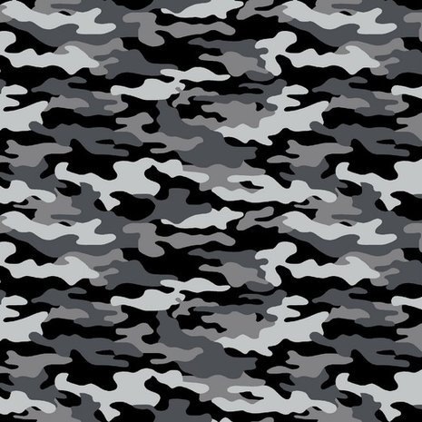 Baumwolle Army Camou Grey