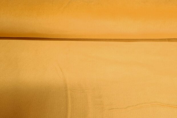 Washed stretch  Fine-Cord Oker