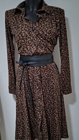 Jersey Cheetah Spot Black