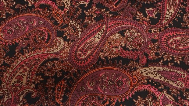 Scuba Paisley Bordeaux