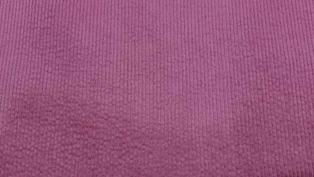 Washed Stretch-Cord Cerise