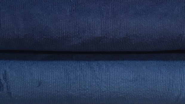 Washed Stretch-Cord Dark Jeans