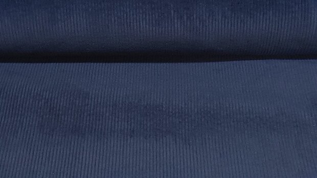 Washed Stretch-Cord Navy