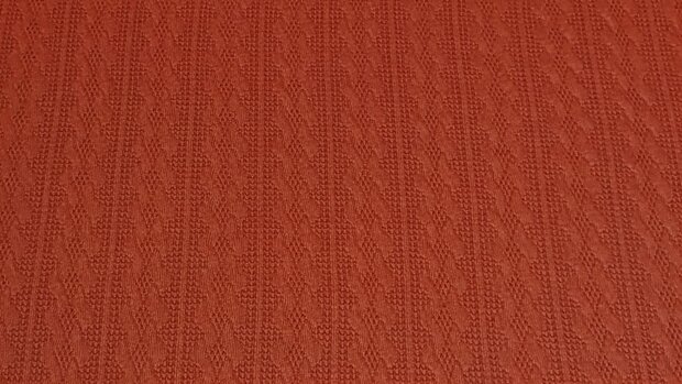  Knitted Jacquard Small Cable Brick