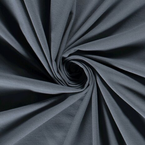 Katoen Tricot Effen Oud Blauw