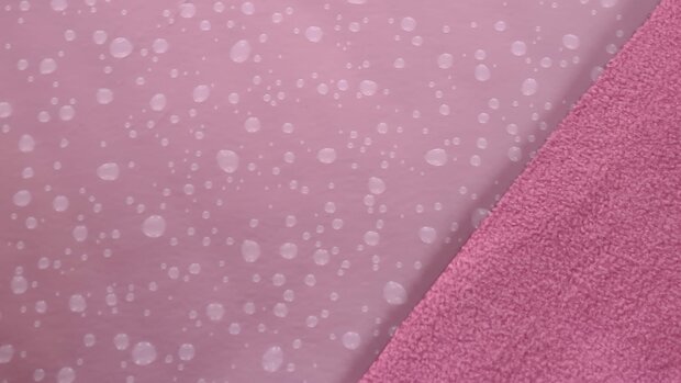 Soft Shell Digital Raindrops Rosé