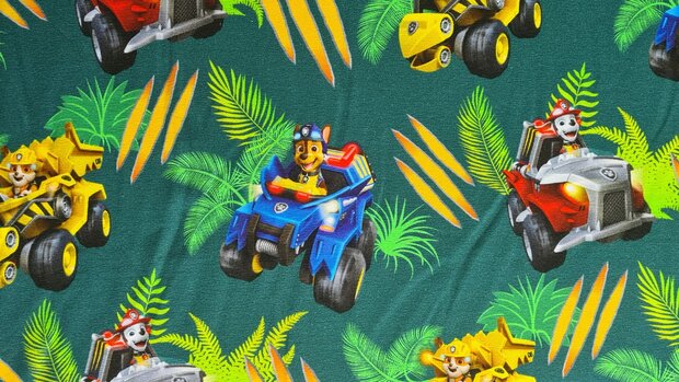 Cotton Jersey Paw Patrol Jungle