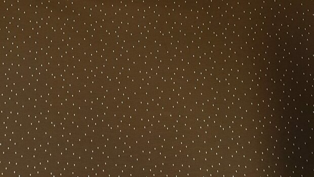 Cotton Jersey Dots Brown