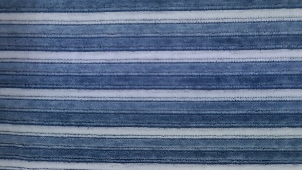 Nicky Velours Stripes Old Blue