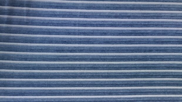 Nicky Velours Stripes Old Blue