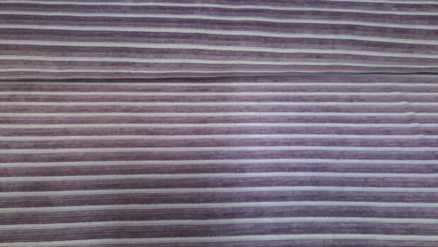 Nicky Velours Stripes Mauve