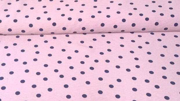 Viscose Crepe Dots Rosé