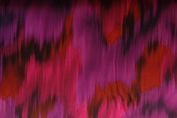 Viscose Satin Abstract Cyclam