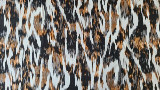 Lyocell Twill Digital Abstract Animal 